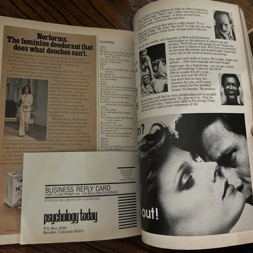 1978 NOVEMBER COSMOPOLITAN MAGAZINE - RENE RUSSO, PHOTO BY SCAVULLO - SP 3105
